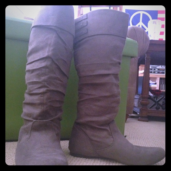Candies Grey Boots