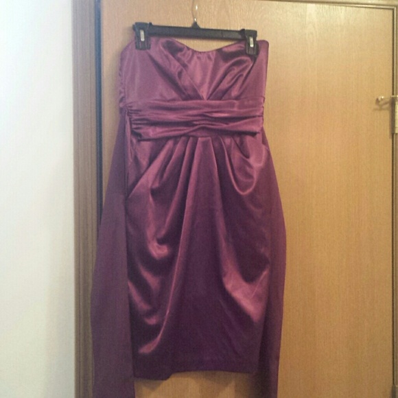 Strapless homecoming/ prom dress