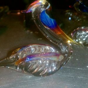 Amber purple pelican