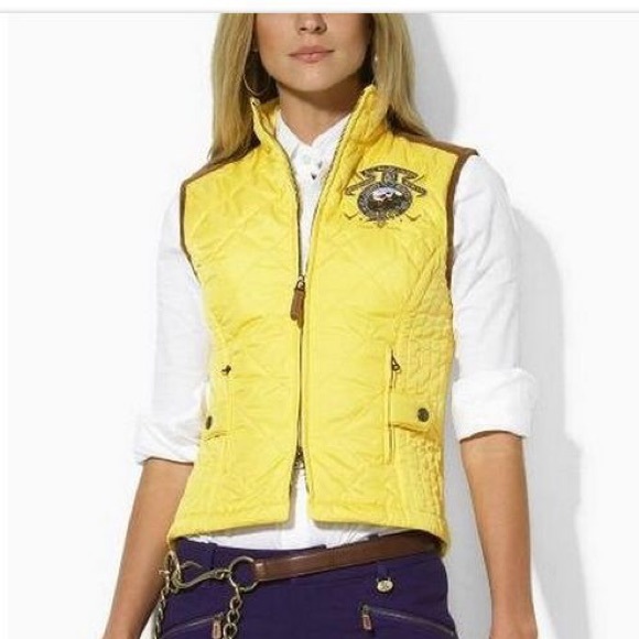 Sand Reversible Ralph Lauren Vest