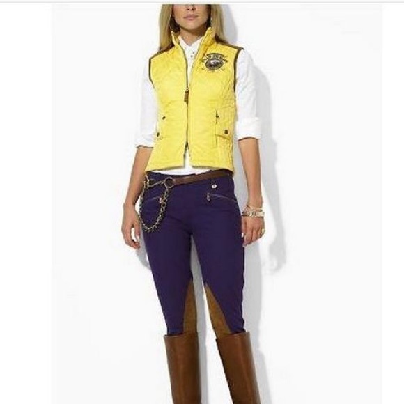 Sand Reversible Ralph Lauren Vest - Picture 2 of 3