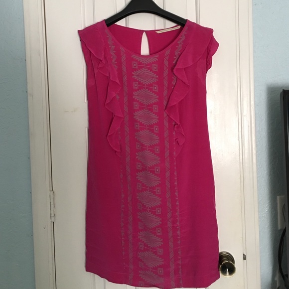 Cute Pink silk dress