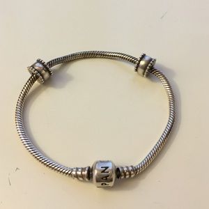 Pandora silver clasps (2)