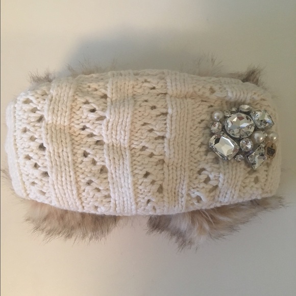 Juicy Couture Headband With Faux Fur Earmuffs