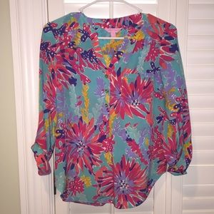 Lilly Pulitzer Elsa Blouse Size XS
