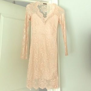 River Island light pink dress
