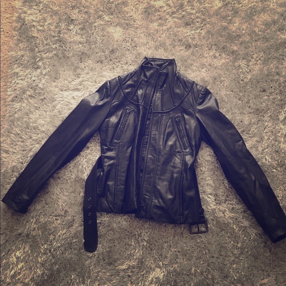 100% Leather Kenneth Cole Jacket