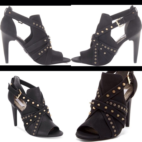 Peep toe spiked sandal pump - Picture 2 of 4
