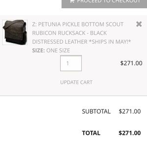 Petunia pickle bottom Scout diaper bag