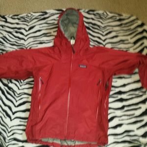 Red Patagonia Wind Breaker