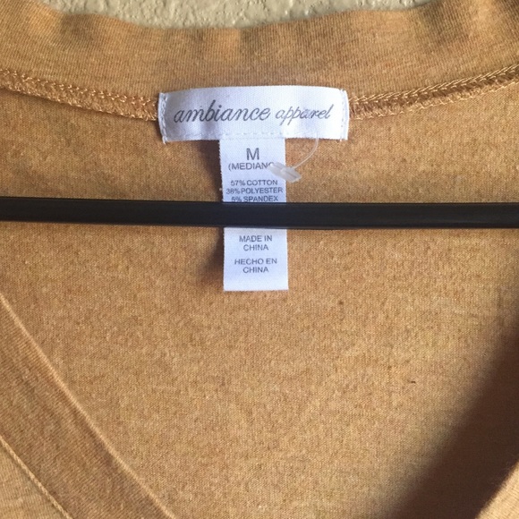 Mustard colored long sleeve - Picture 2 of 2