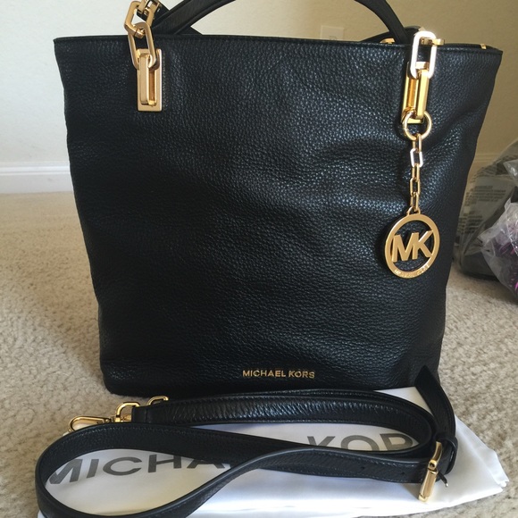 Michael Kors Leather MD Convertible Tote - Picture 2 of 4