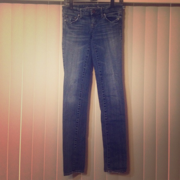 American Eagle -Stretch Skinny Jeans -- Sz 0 Long