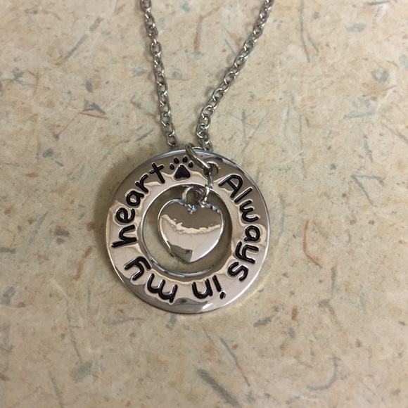 "Always in my heart" necklace