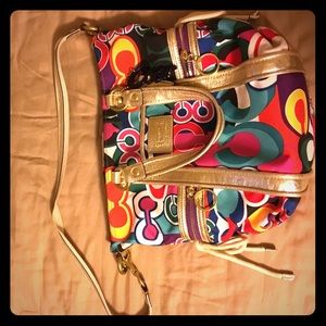 Colorful Coach purse