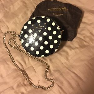 Kate Spade cross body with gold chain.