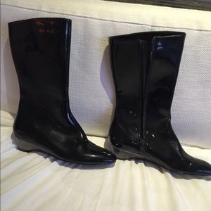 Patent Leather Boots