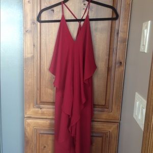Flirty red dress perfect for Valentines Day!