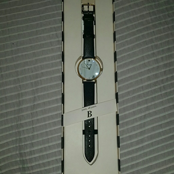 NWT Kate Spade Metro Monogram Watch "B" - Picture 4 of 4