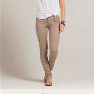 Hollister khaki jeggings