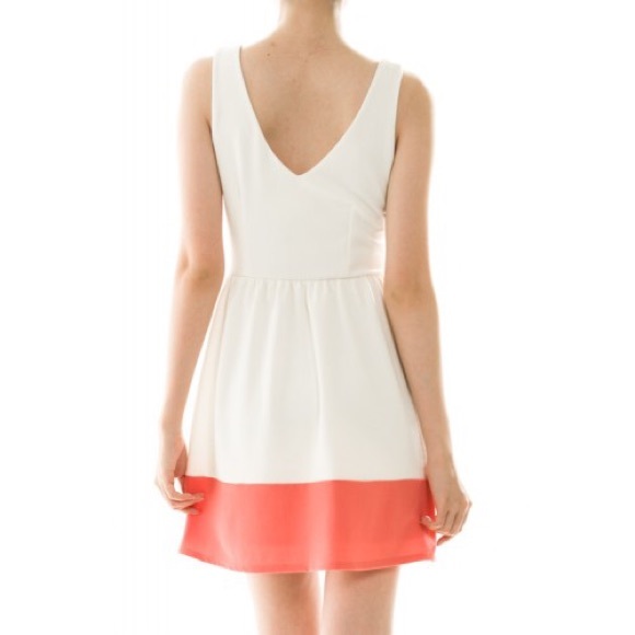 Colorblock Women's Dress - Picture 3 of 3