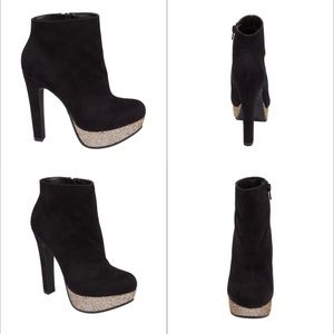 GLO Black Ankle Booties