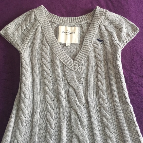 A sweater dress