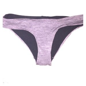 Grey cheeky swim bottoms