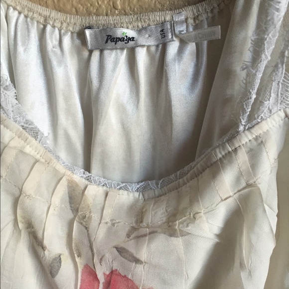 Sheer floral tank top! - Picture 2 of 3