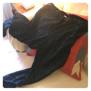 Free People black matte sequin pants!