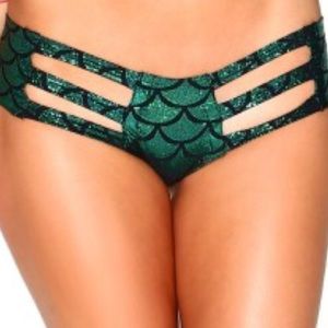 Little black diamond mermaid bottoms