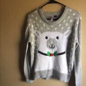 Fuzzy fleece sweater 🐏