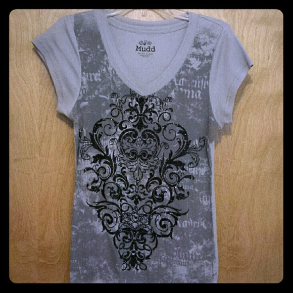 Sparkly Gray T-Shirt