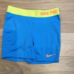 Nike pro compression shorts