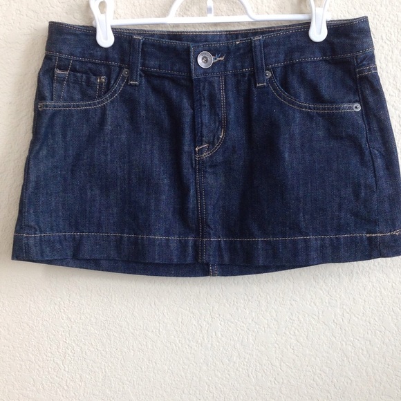 NWOT Express dark denim mini
