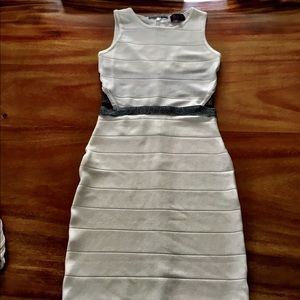 White/Silver bandage dress by Hot Miami Styles S