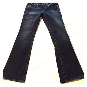 True Religion flare leg jeans