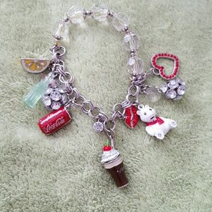 Very cute Coca-Cola charm bracelet