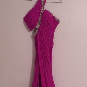 One Shoulder Prom Dress