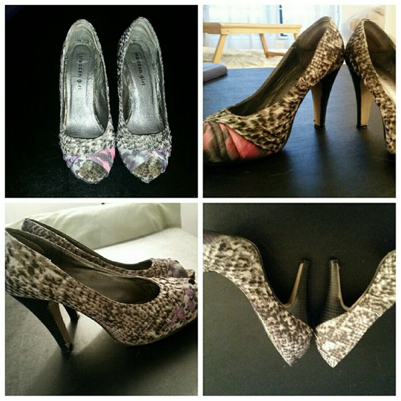 Madden Girl peep toe shoes