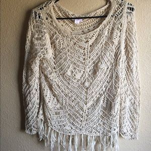 Crochet long sleeve