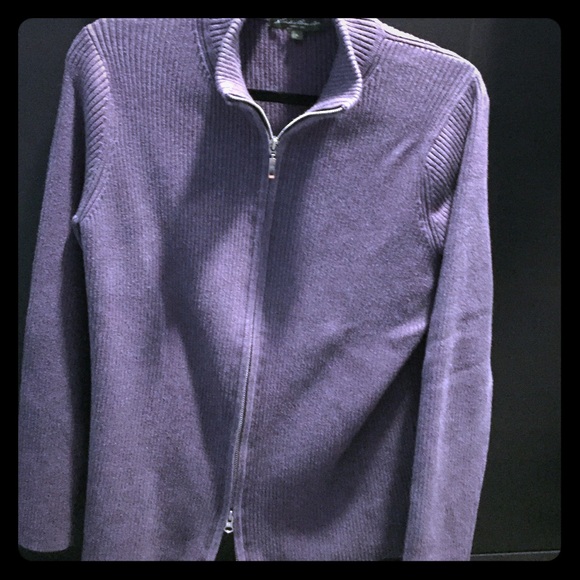 EDDIE BAUER zipped sweater, XL