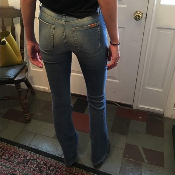 Joe's high rise ripped flares - Picture 3 of 4