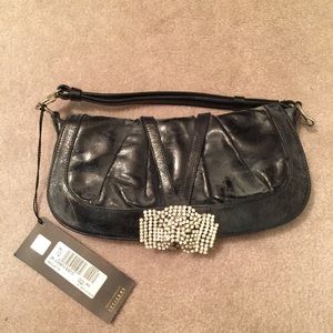 Just cavalli shoulder leather bag