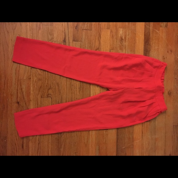 TREND Beautiful Color Pants! Red Soft fabric