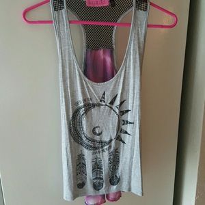 Sun and moon dream catcher  Tank top