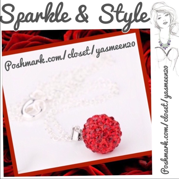 New Silver Shamballa Necklace