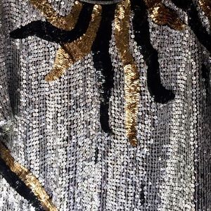Vintage sequin top