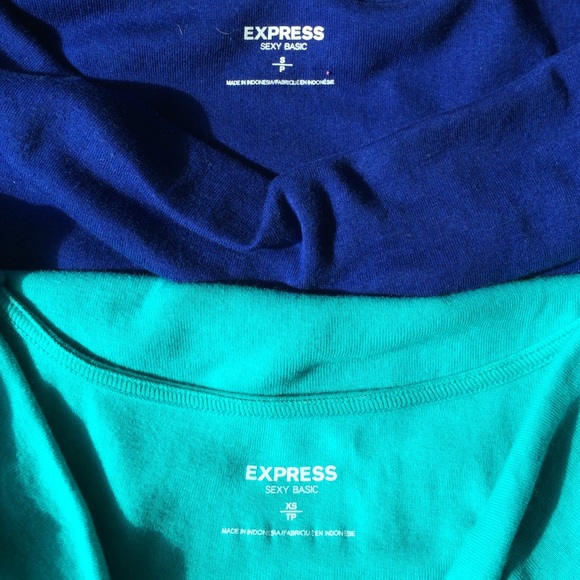 Express cowl neck sexy basic top bundle - Picture 4 of 4