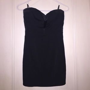 bebe Strapless Cocktail Dress